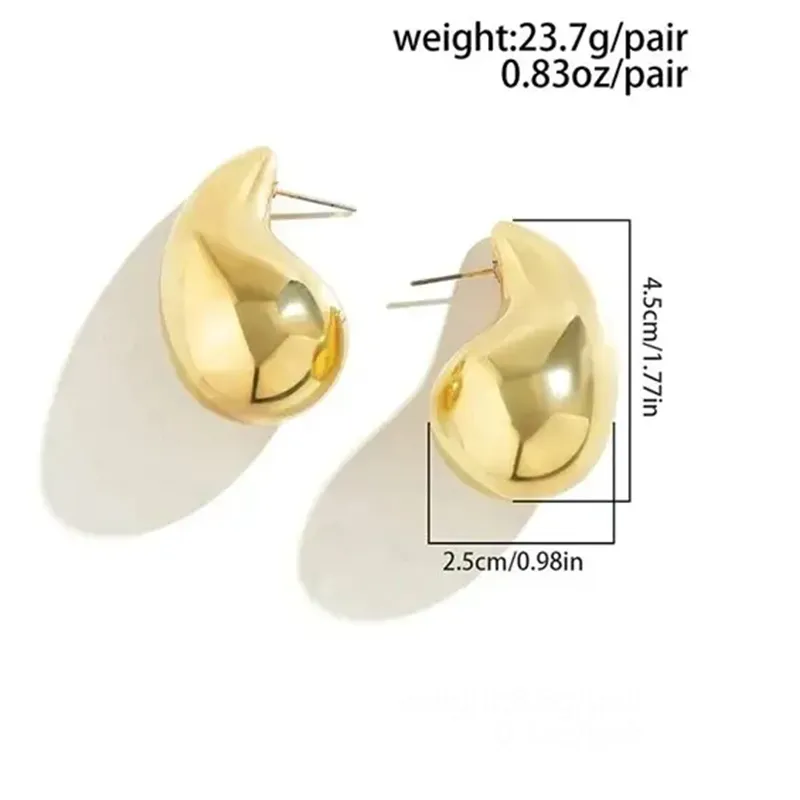 Elegant Water Drop Shaped Earrings for Lady