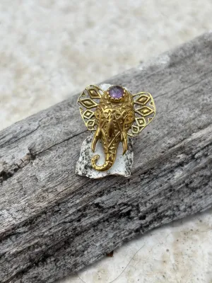 Elephant Head Ring
