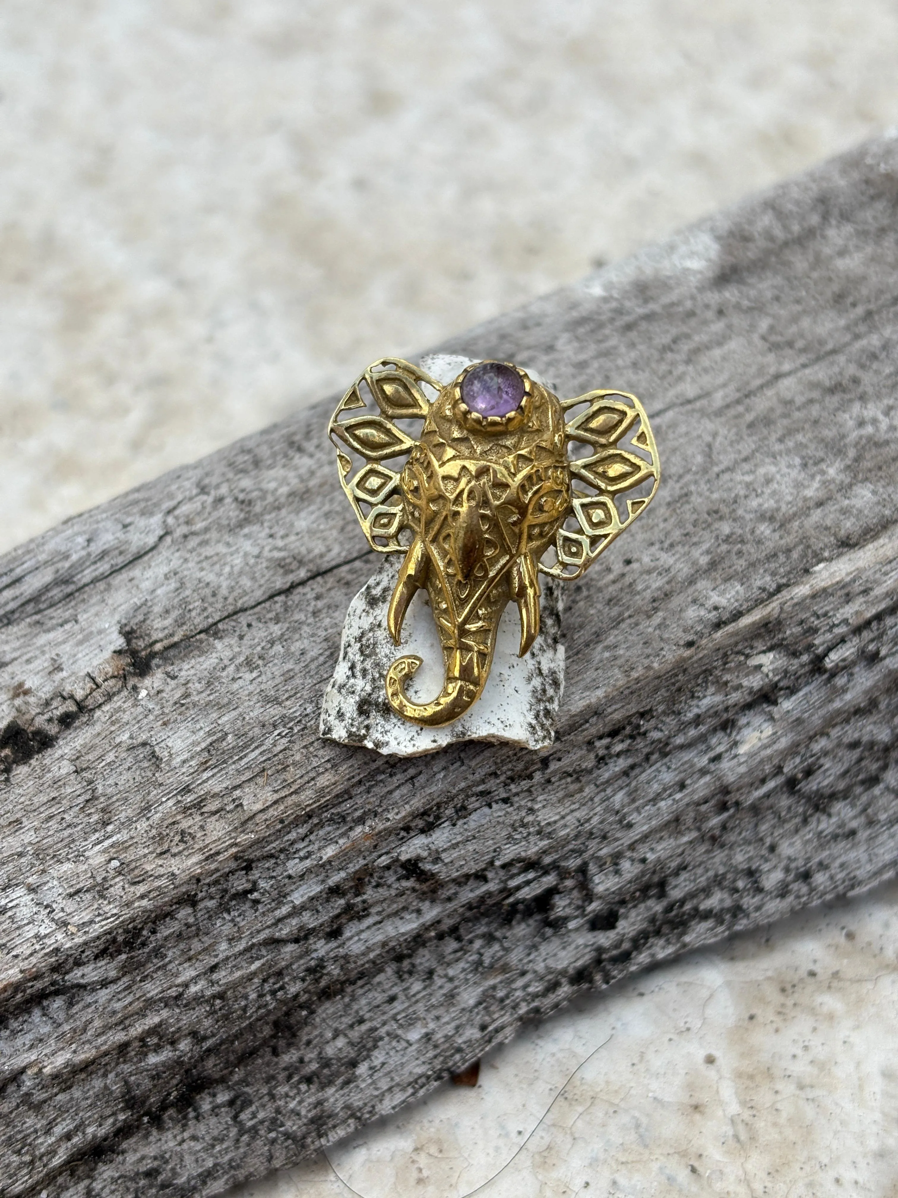 Elephant Head Ring