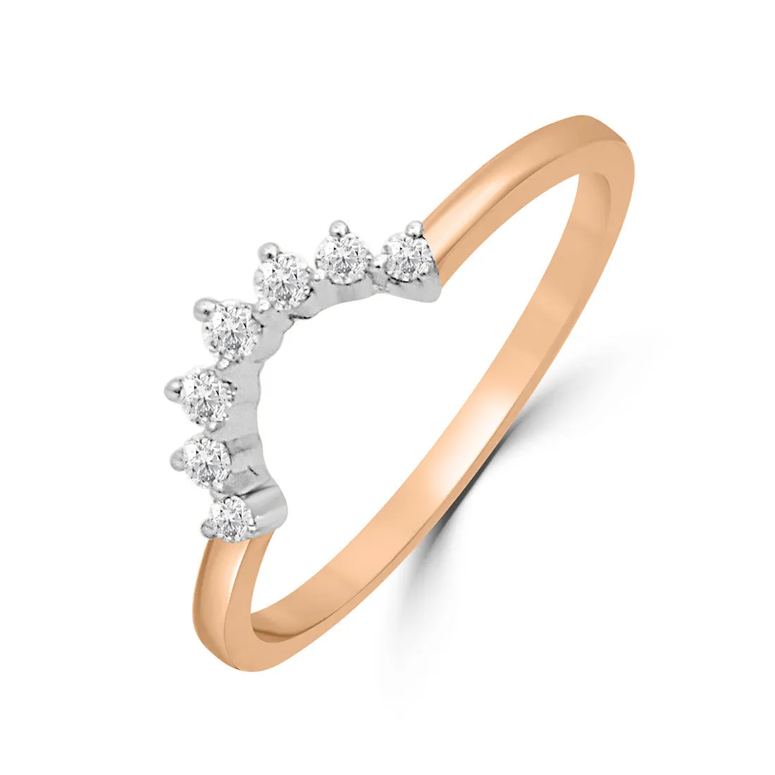 Ethereal Gold Ring with Lab-Grown Diamonds