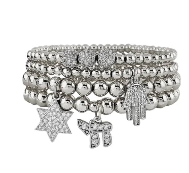 Evan’s Hanukkah Stack of Bracelets
