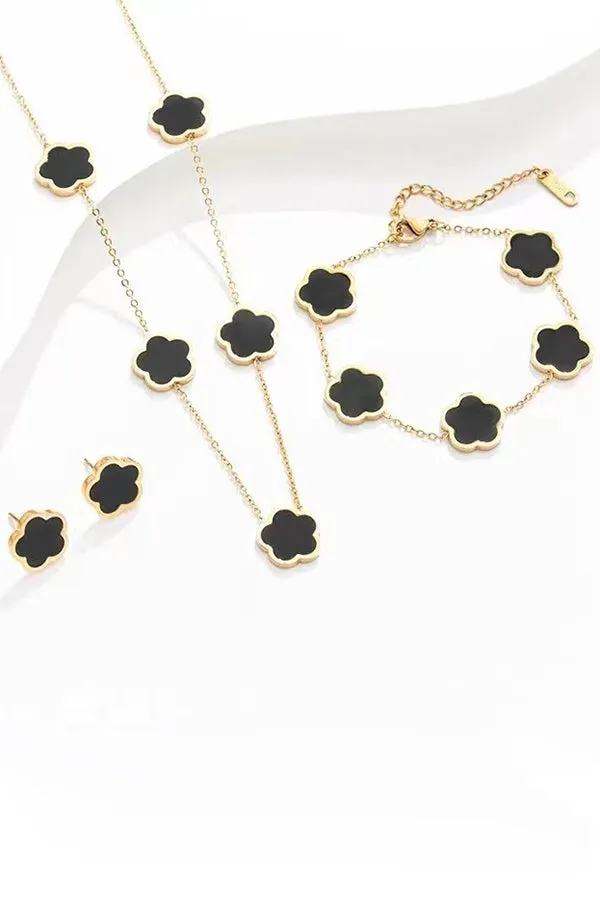 Exquisite Flower-shaped Versatile Metal Chain Jewelry