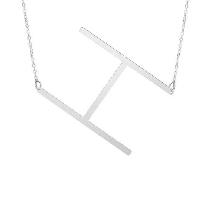 Extra Large Initial Necklace