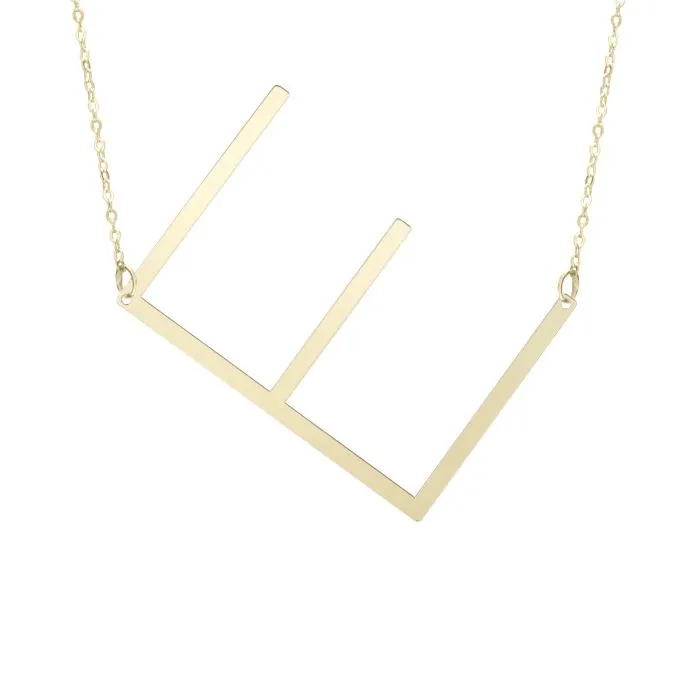 Extra Large Initial Necklace