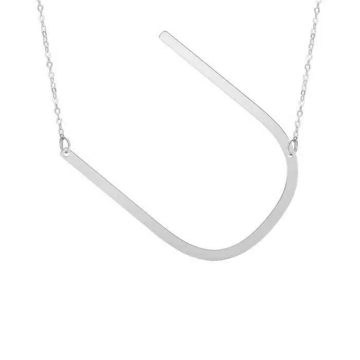 Extra Large Initial Necklace