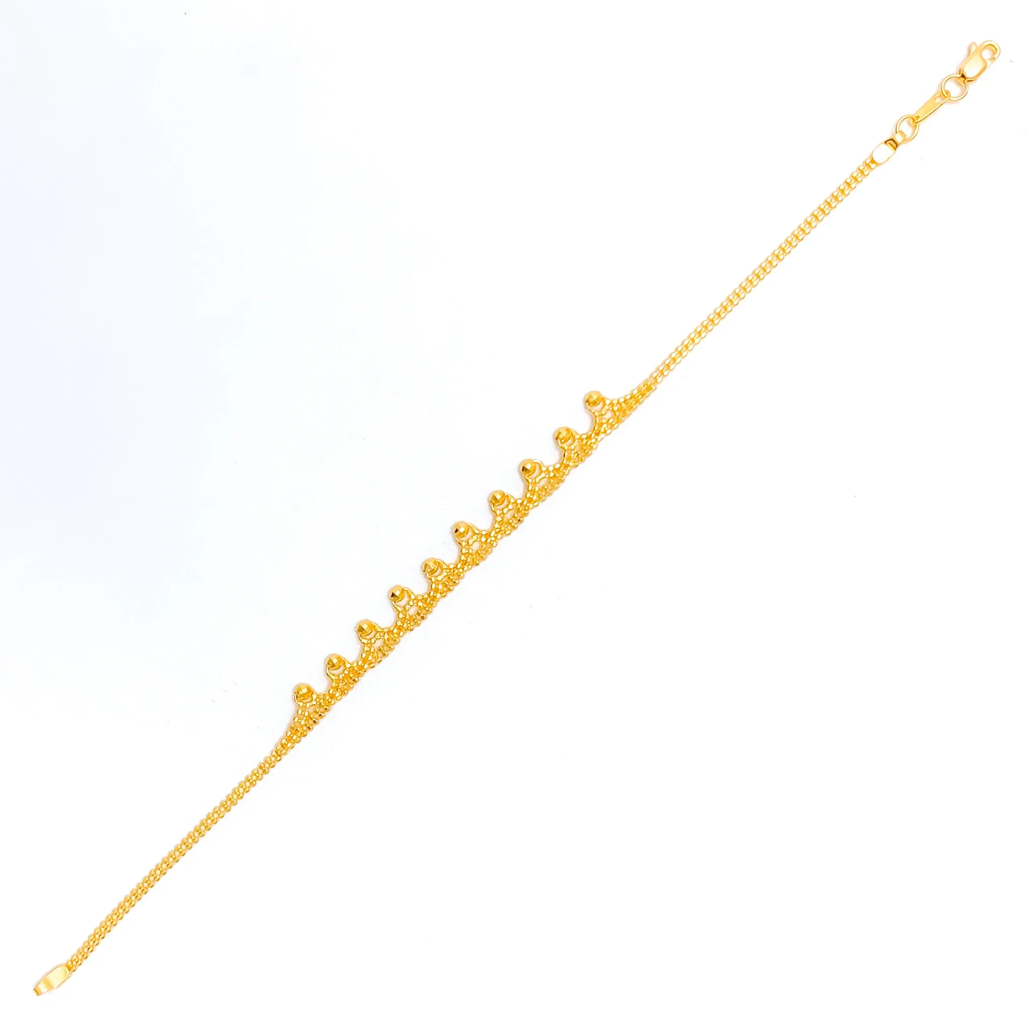 Fashionable Stylish 22K Gold Bracelet