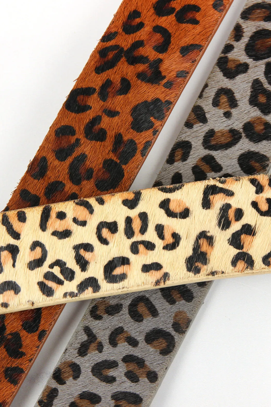 FAUX ANIMAL SKIN LEATHER BRACELET