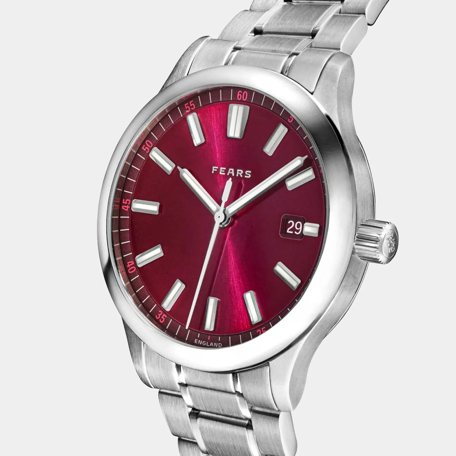 Fears Redcliff 39.5 Date Cherry Red Automatic – BS139.510-Red-B