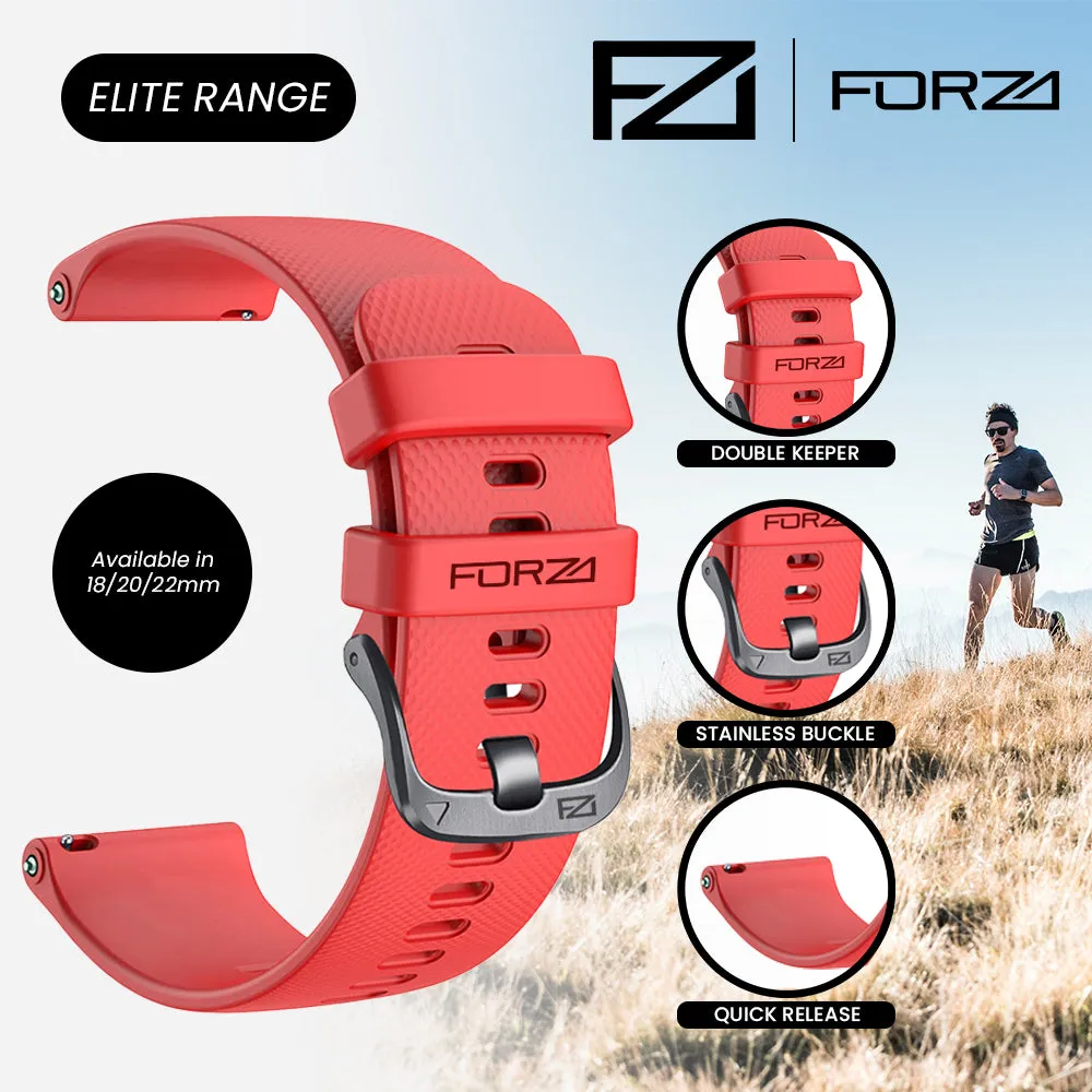 FORZA Elite 20mm Quick Release Classic Watch Strap for Garmin