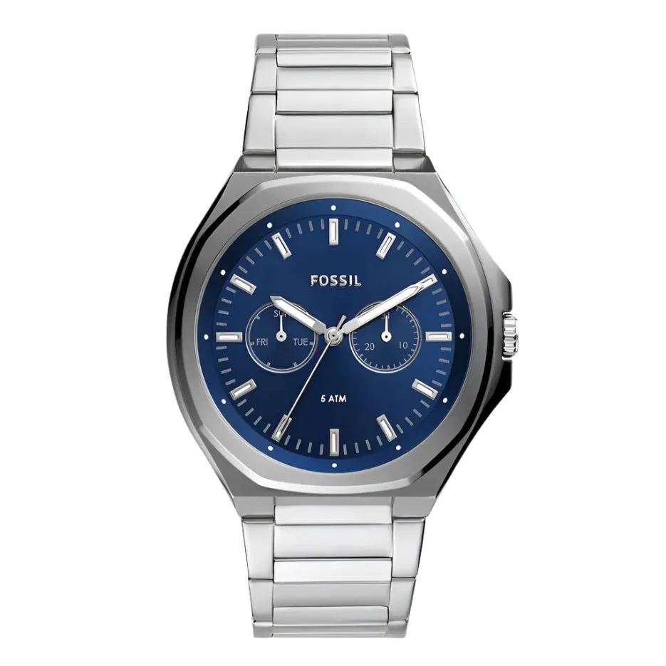 Fossil Evanston Gents Multifunction Stainless Steel Watch