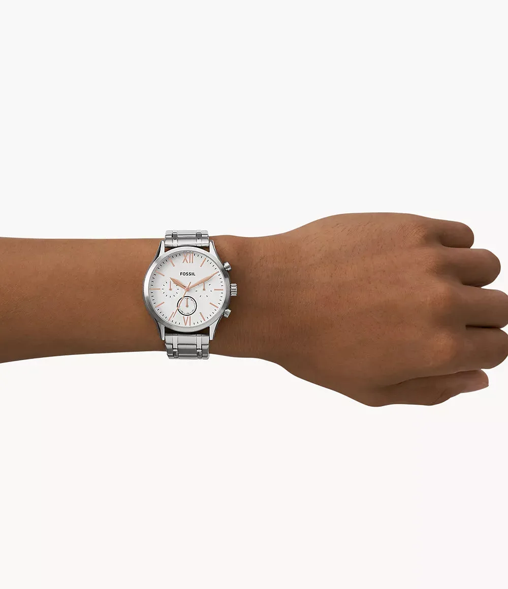 Fossil Fenmore His and Her Multifunction Stainless Steel Watch Gift Set