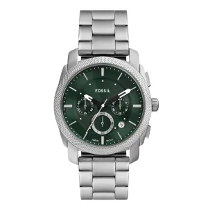 Fossil Machine Gents Chronograph Stainless Steel Watch