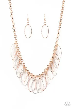 Fringe Finale Multi Paparazzi Necklace