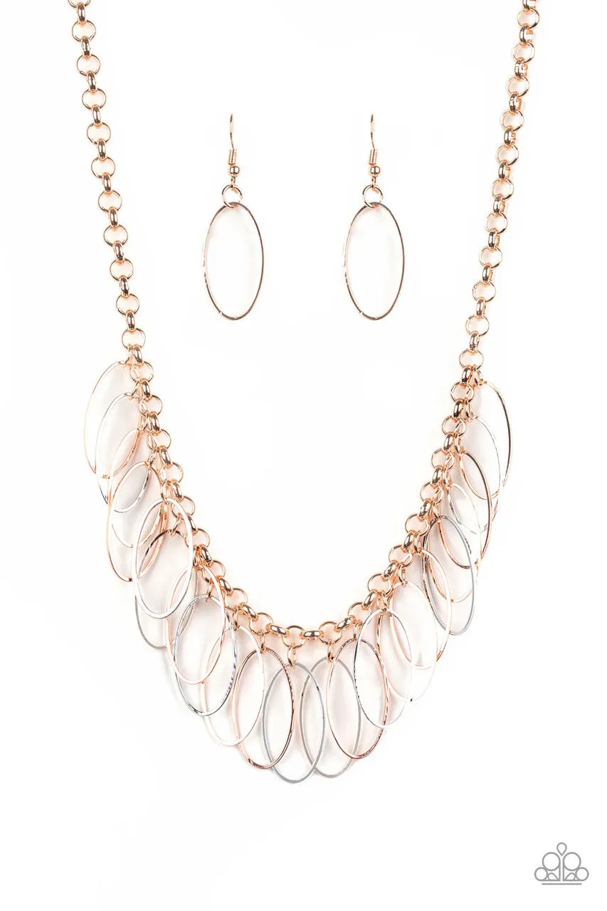 Fringe Finale Multi Paparazzi Necklace