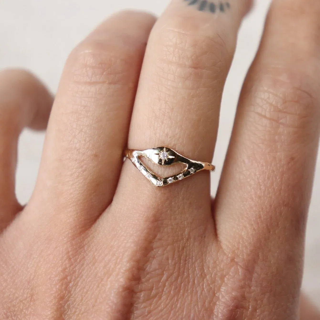 From Isla Evil Eye Ring