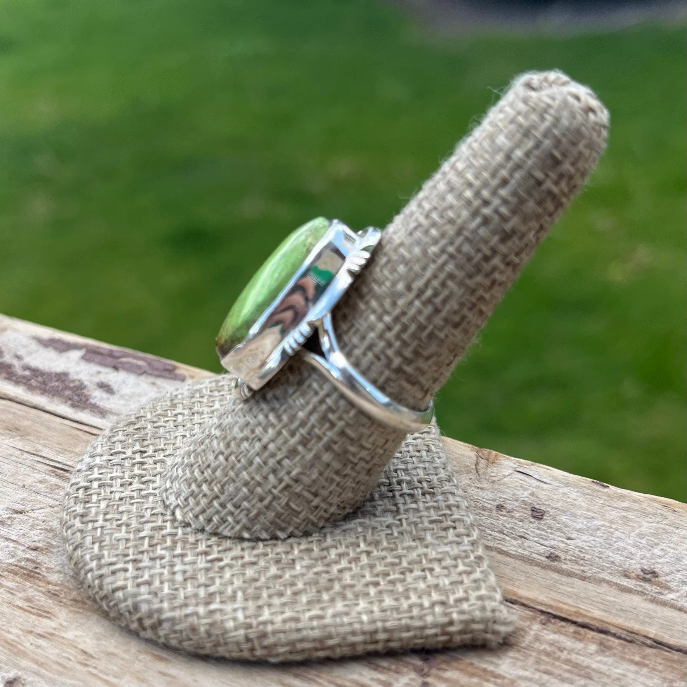 Gaspeite Ring