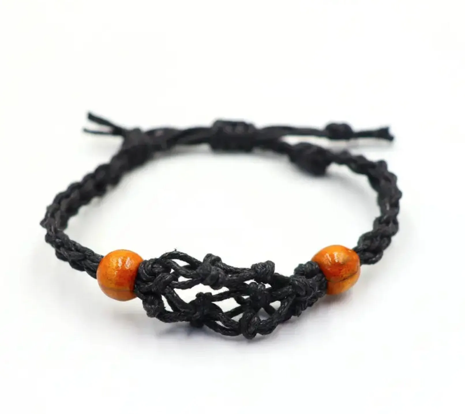 Gemstone Bracelet Cord - Black
