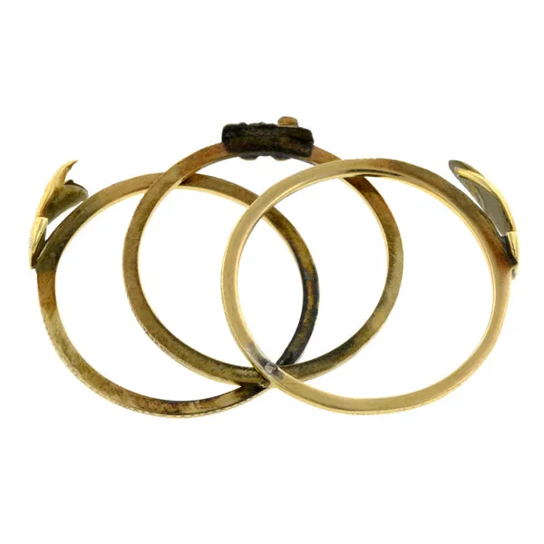 Georgian Fede Gimmel Ring