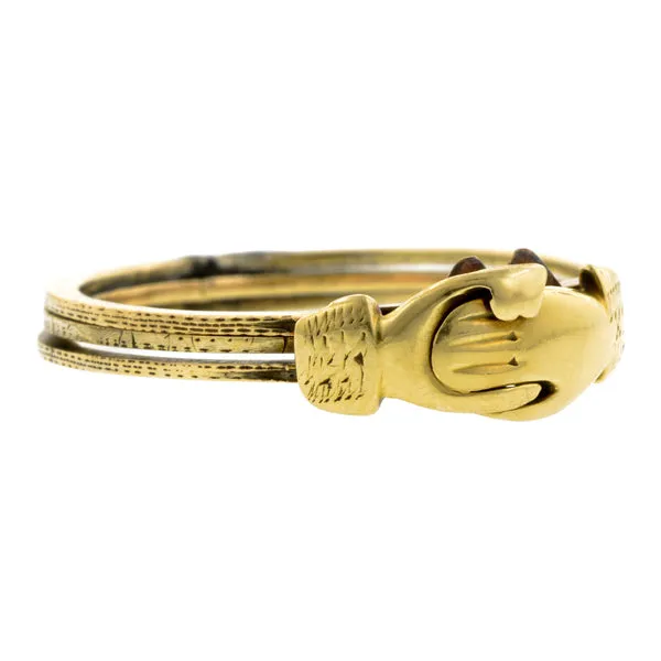Georgian Fede Gimmel Ring