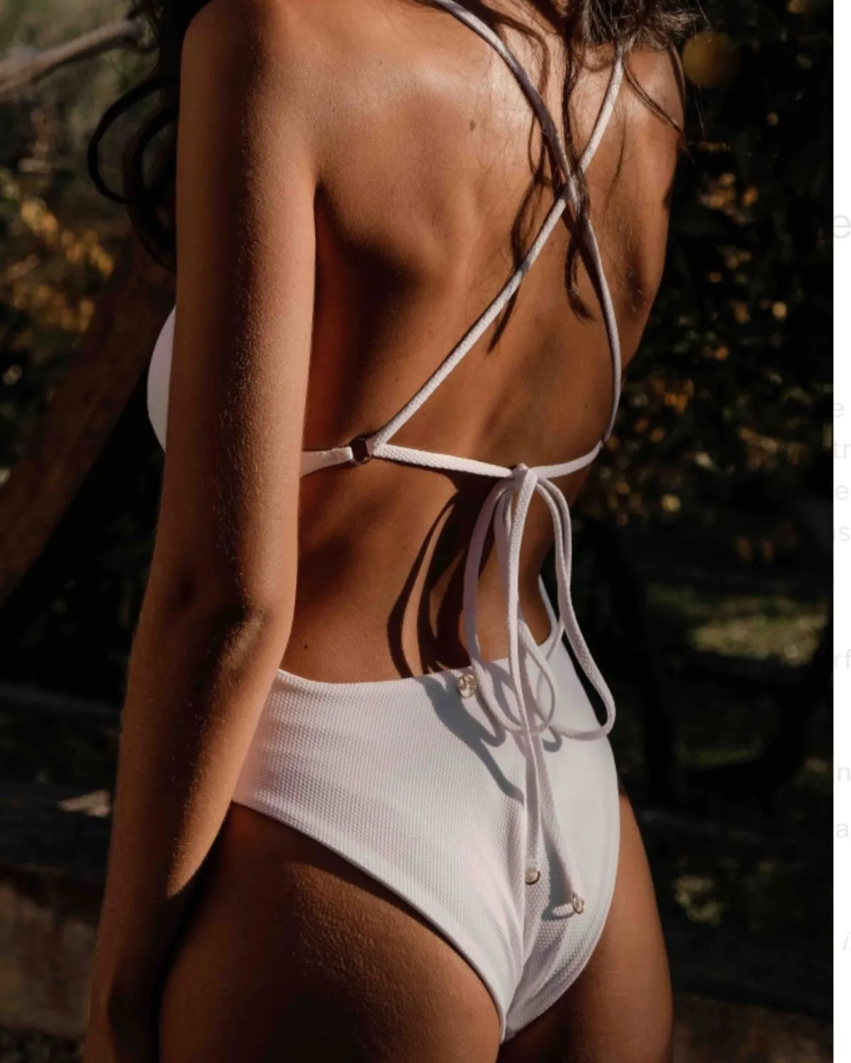Gianna White One Piece Swimsuit
