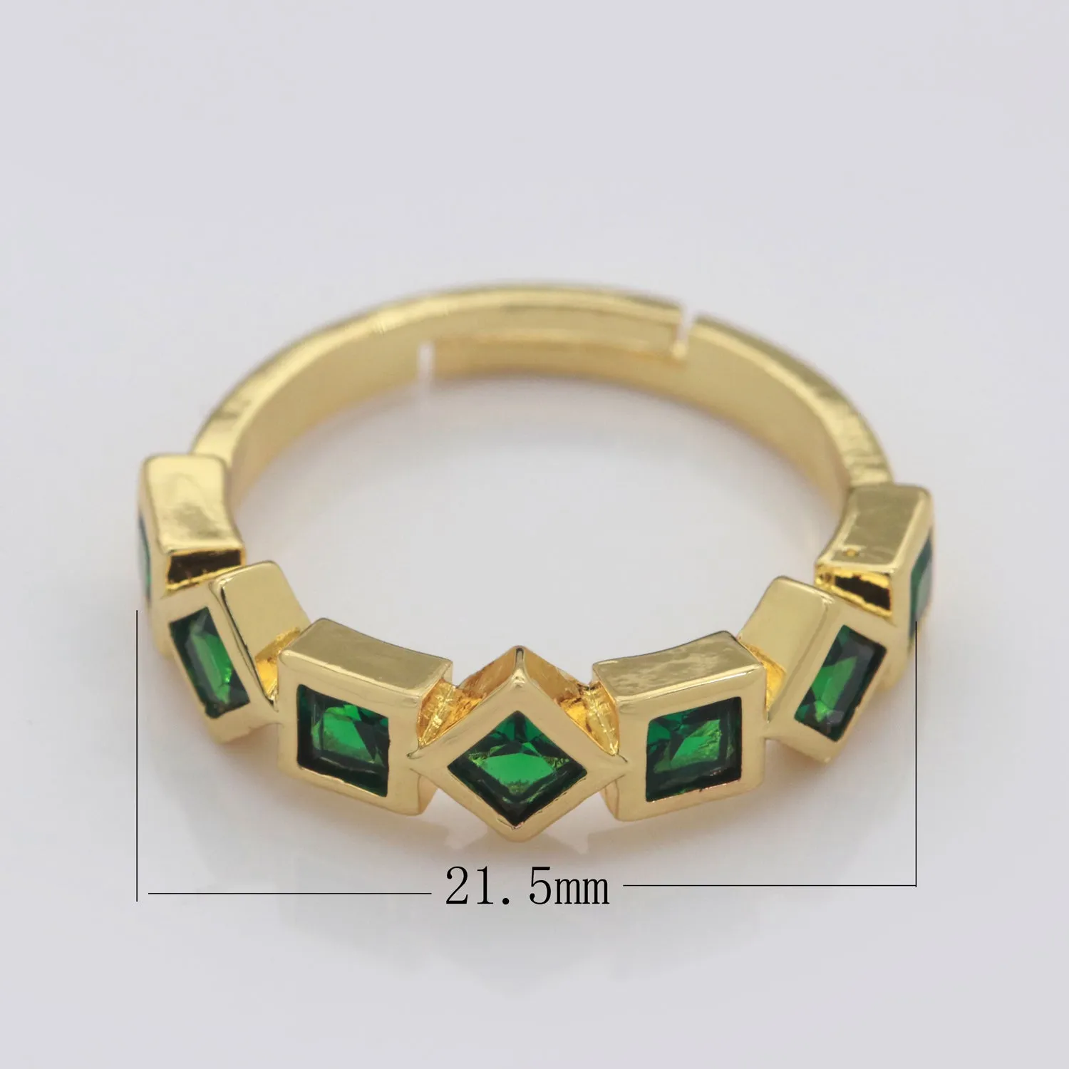 Gold Geometric Ring Stacking Rings | Trendy Ring | Unique Shape Ring | Christmas Holiday Gift