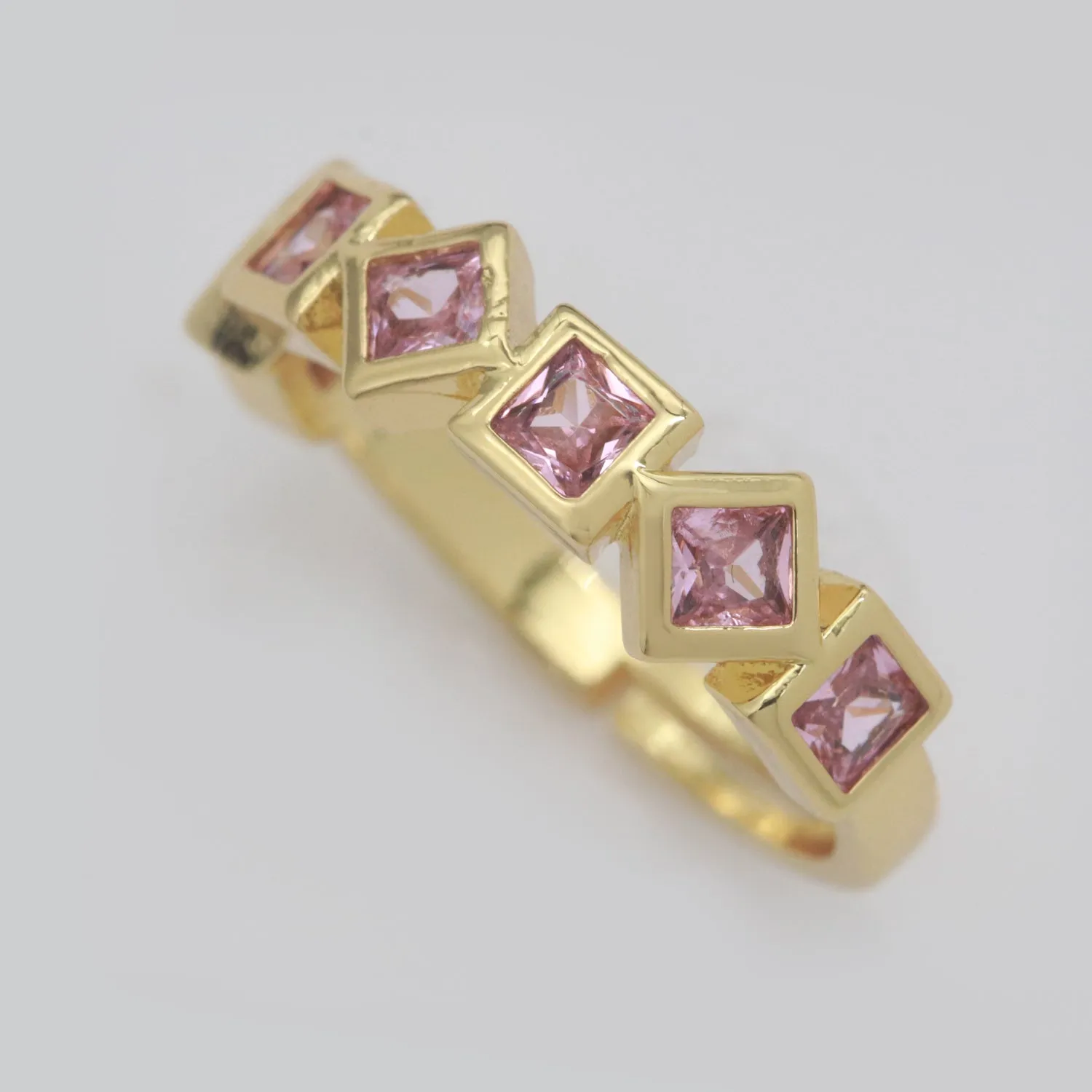 Gold Geometric Ring Stacking Rings | Trendy Ring | Unique Shape Ring | Christmas Holiday Gift