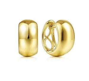 Gold Huggie Earrings