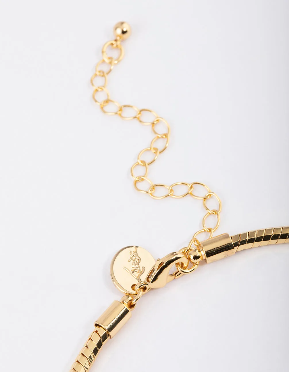 Gold Plated Brass Basic Box Chain Necklace