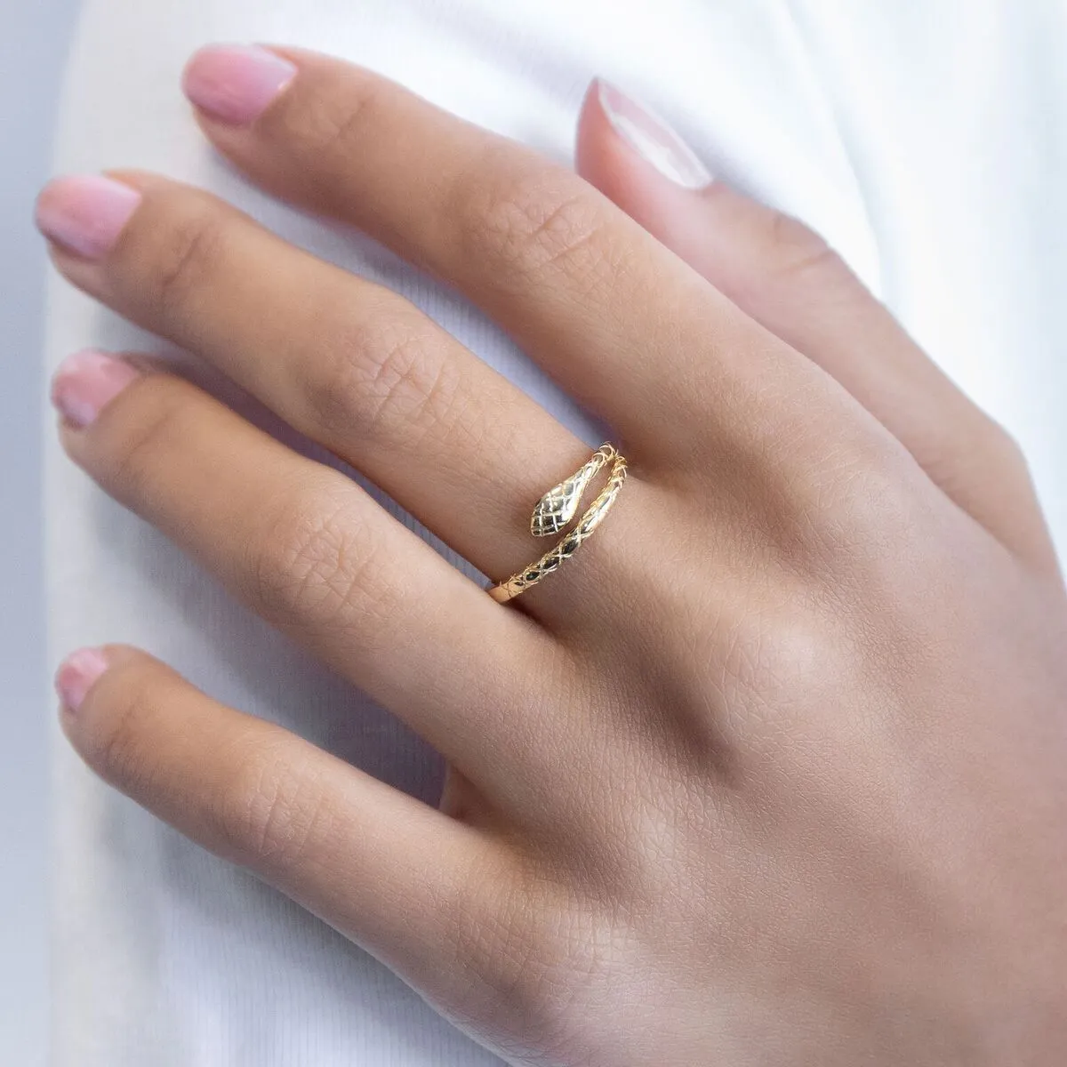 Gold Snake Ring