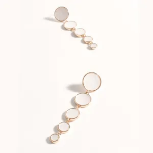 Graduated Shell Earrings (Gold)