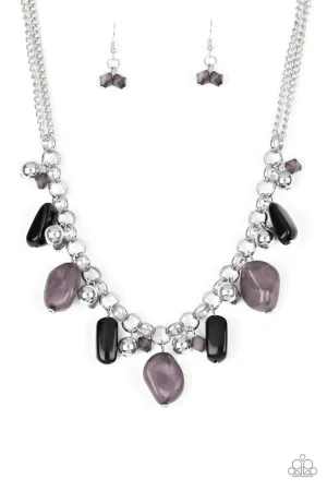 Grand Canyon Grotto Black Paparazzi Necklace