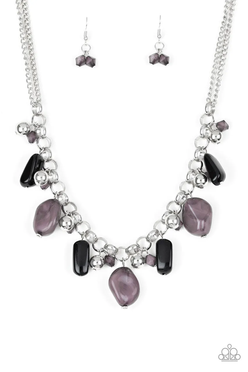 Grand Canyon Grotto Black Paparazzi Necklace