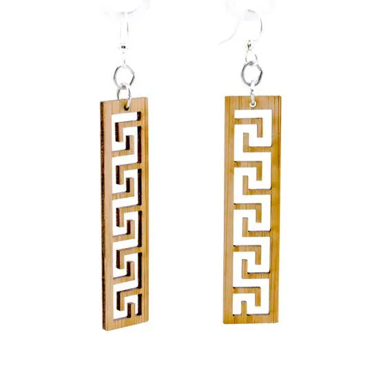 Greek Bamboo Earrings #996