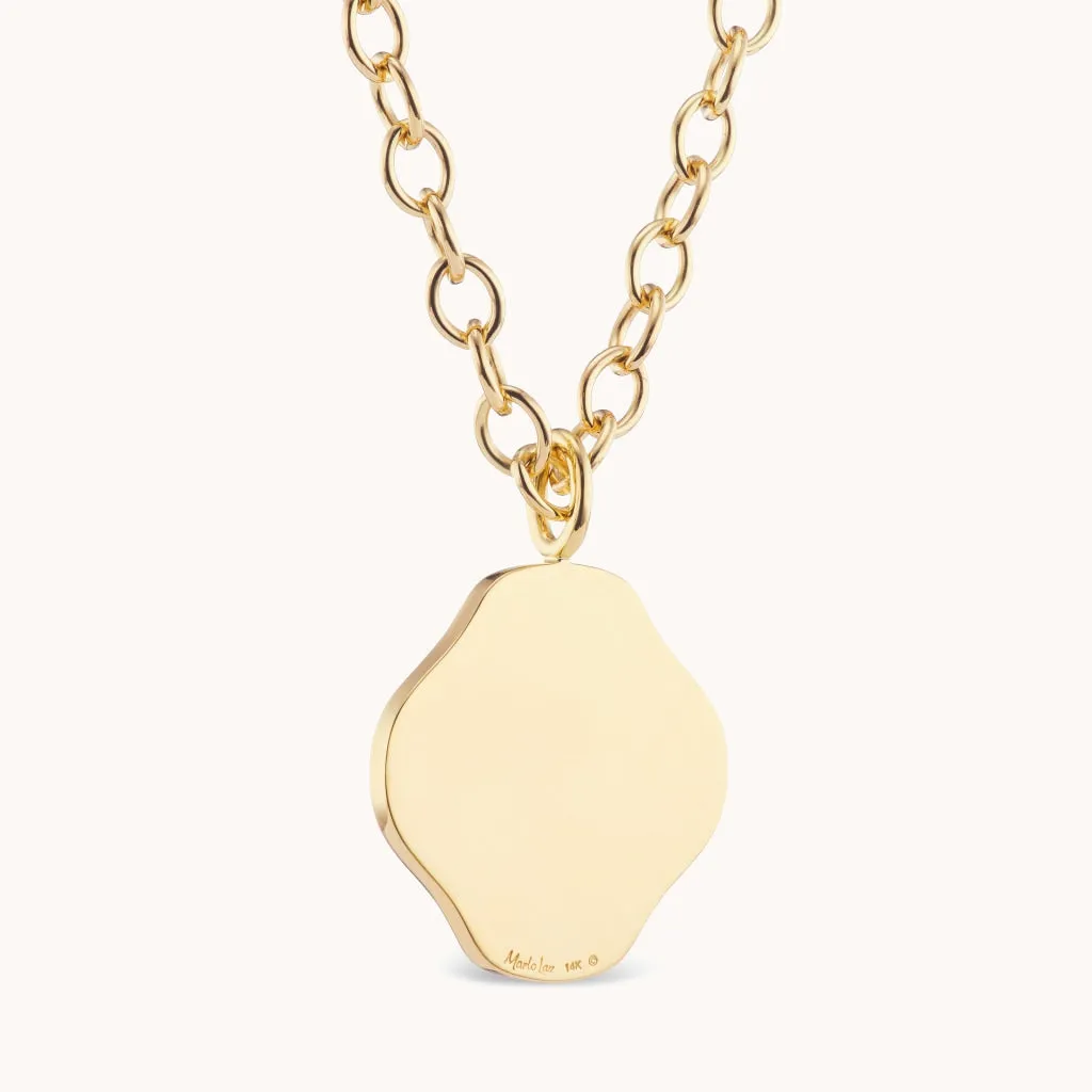 Guiding Light Necklace Blue Sapphire