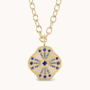 Guiding Light Necklace Blue Sapphire