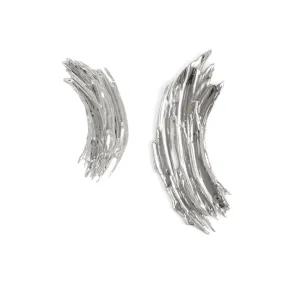Gwendolyn Earrings in Rhodium
