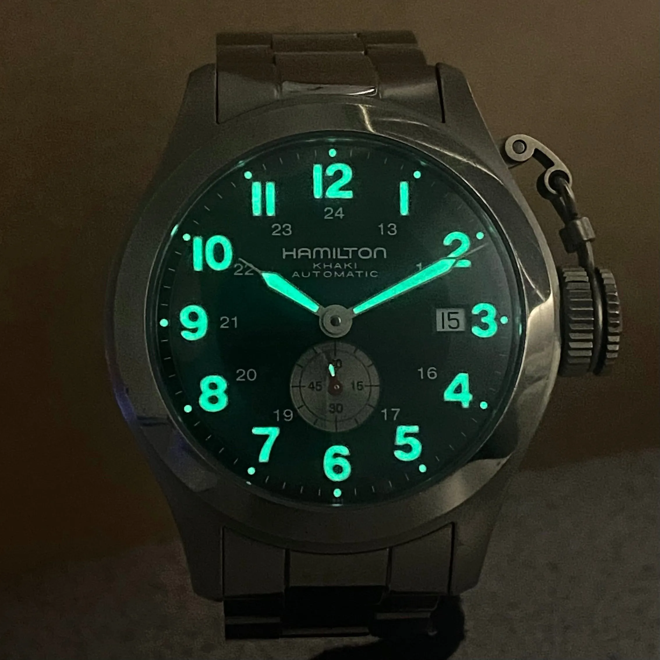 HAMILTON Khaki Navy Frogman Automatic Watch H774150 27 Jewels Wristwatch - IN BOX!