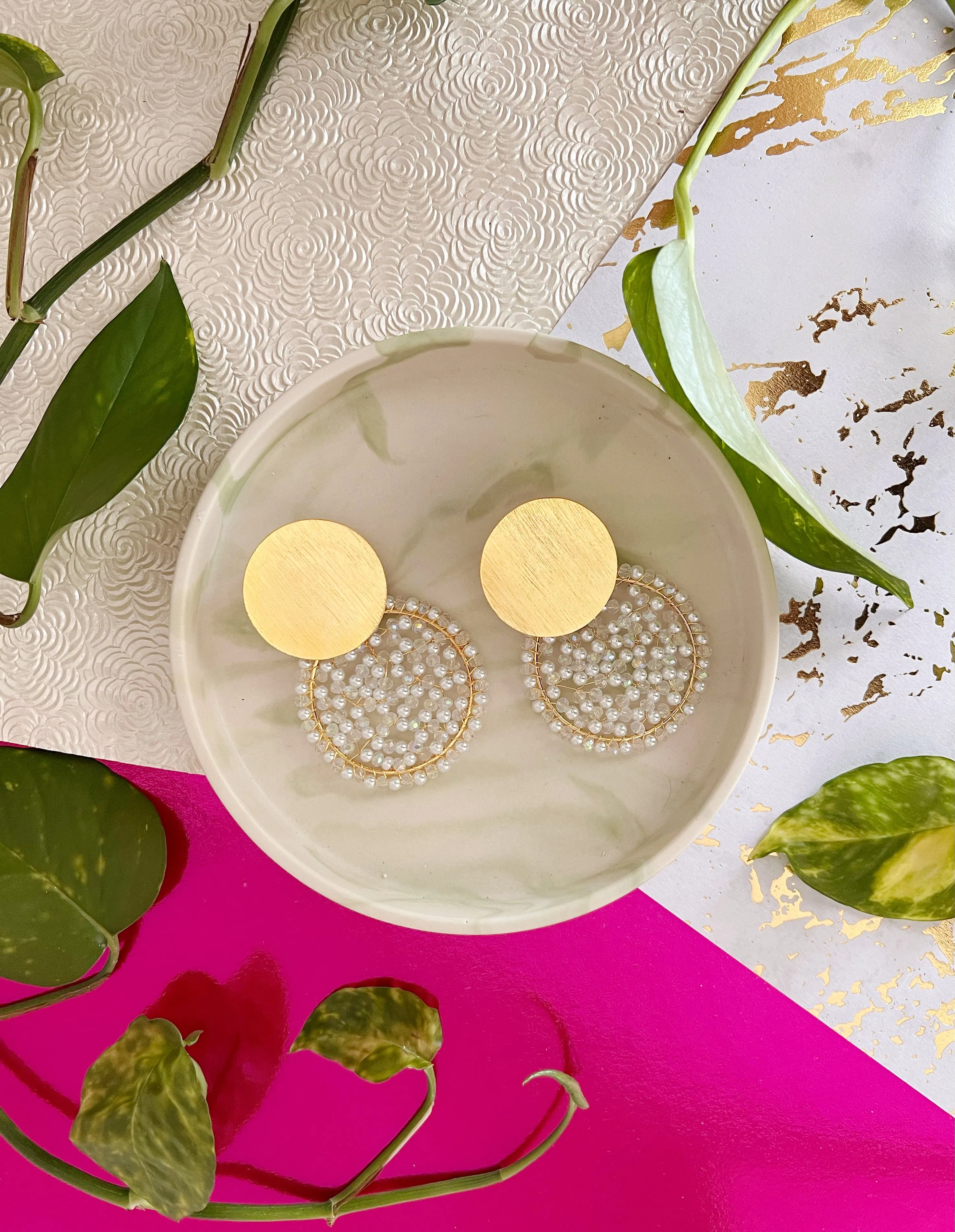 Handbeaded Elegant Earrings