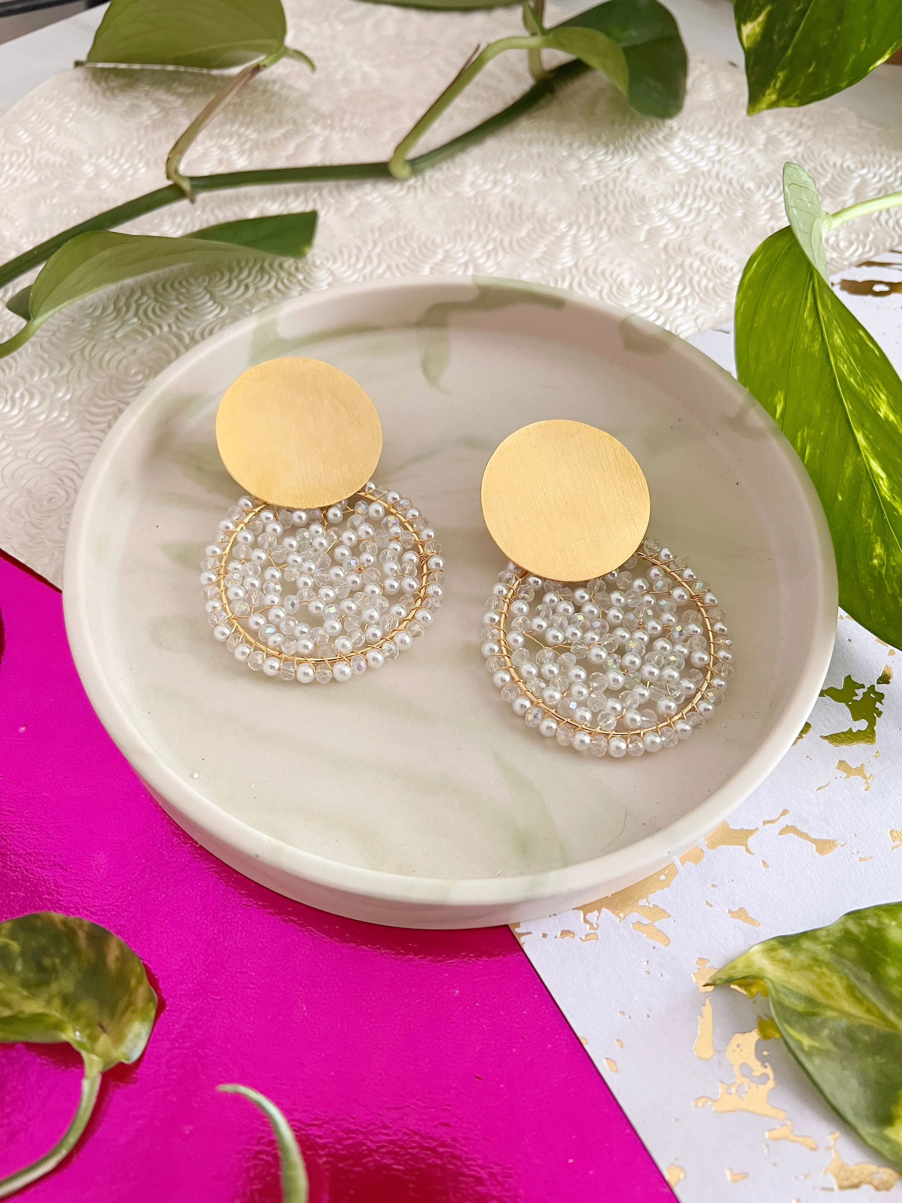 Handbeaded Elegant Earrings