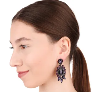 Handcrafted Bridal Crystal Earrings
