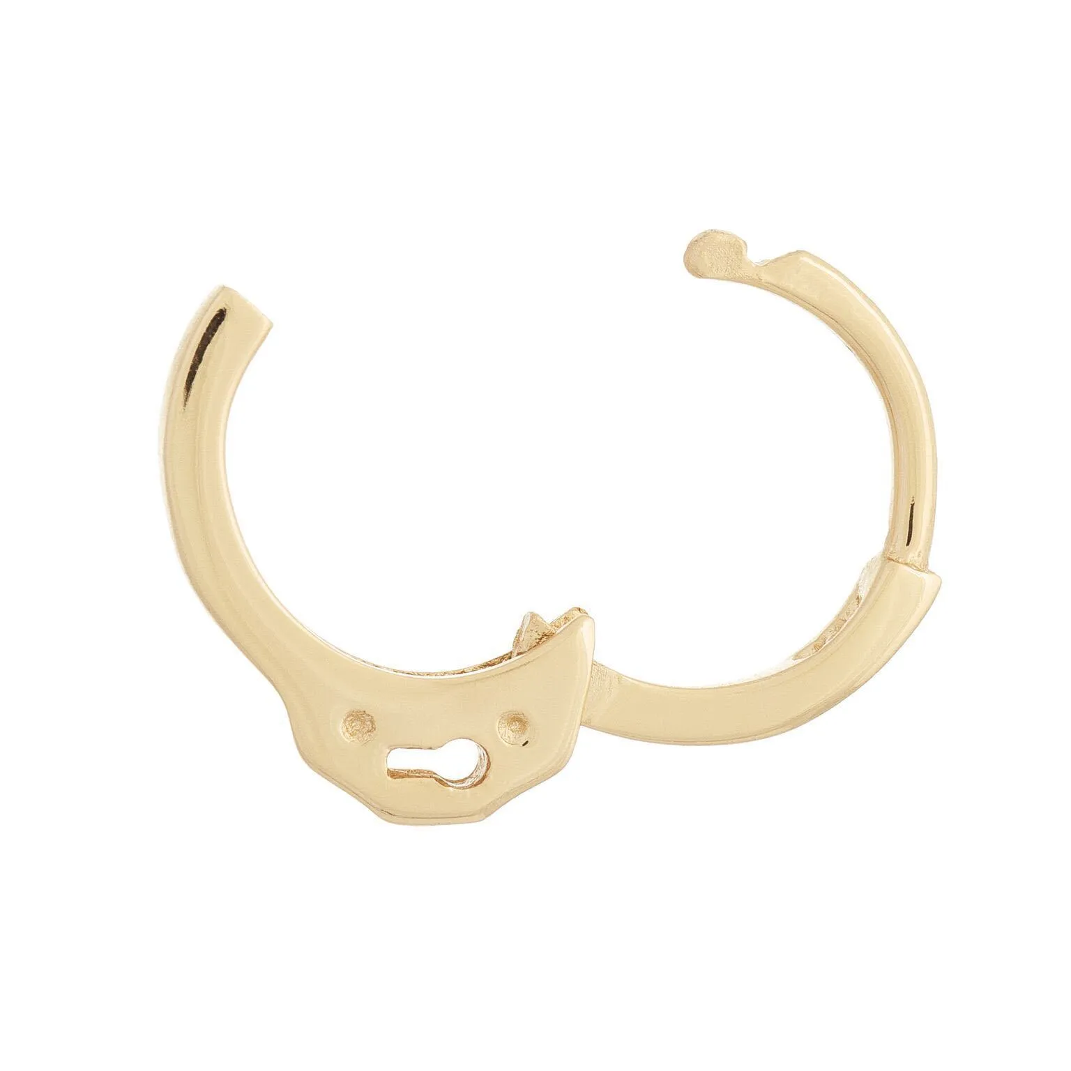 Handcuff Huggie Earring