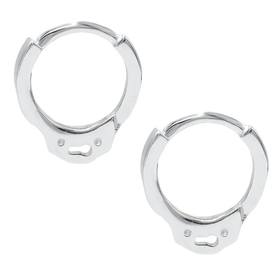 Handcuff Huggie Earring