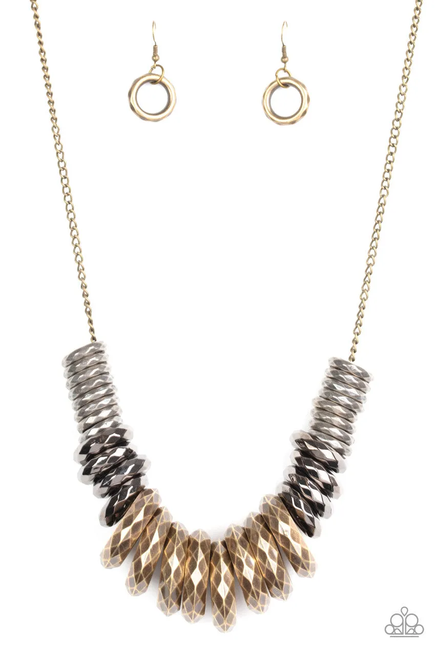 HAUTE Hardware Multi Paparazzi Necklace