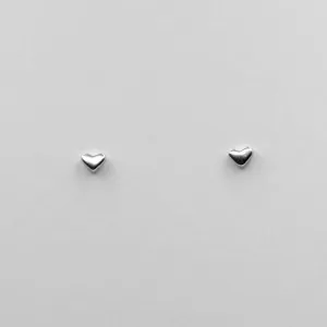 Heart Shaped Stud Earrings