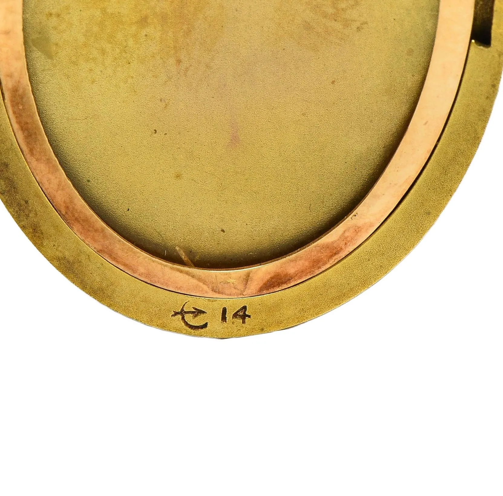 Henry Blank & Co. Victorian Diamond Guilloche Enamel 14 Karat Gold Antique Locket Pendant