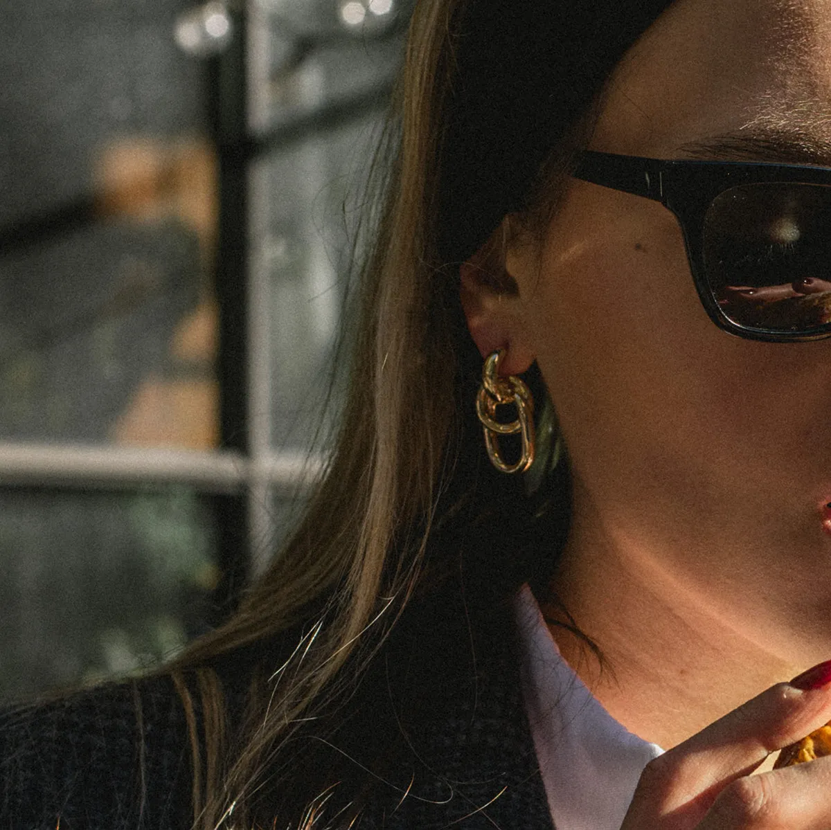 Hooked Chain Earrings