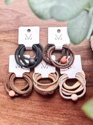 IN STOCK Hair Tie Bracelet Sets - Ball Accent  | Hair Accessories FINAL SALE