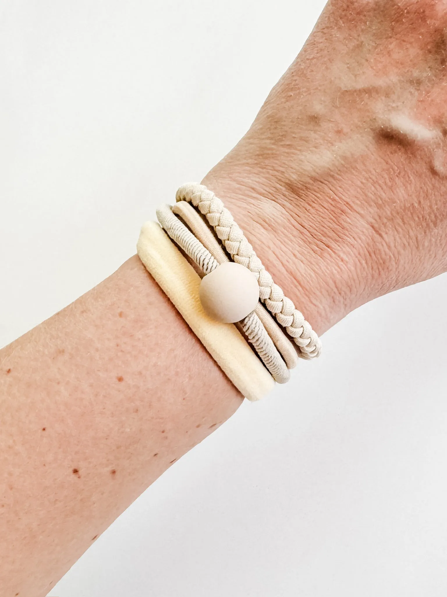 IN STOCK Hair Tie Bracelet Sets - Ball Accent  | Hair Accessories FINAL SALE