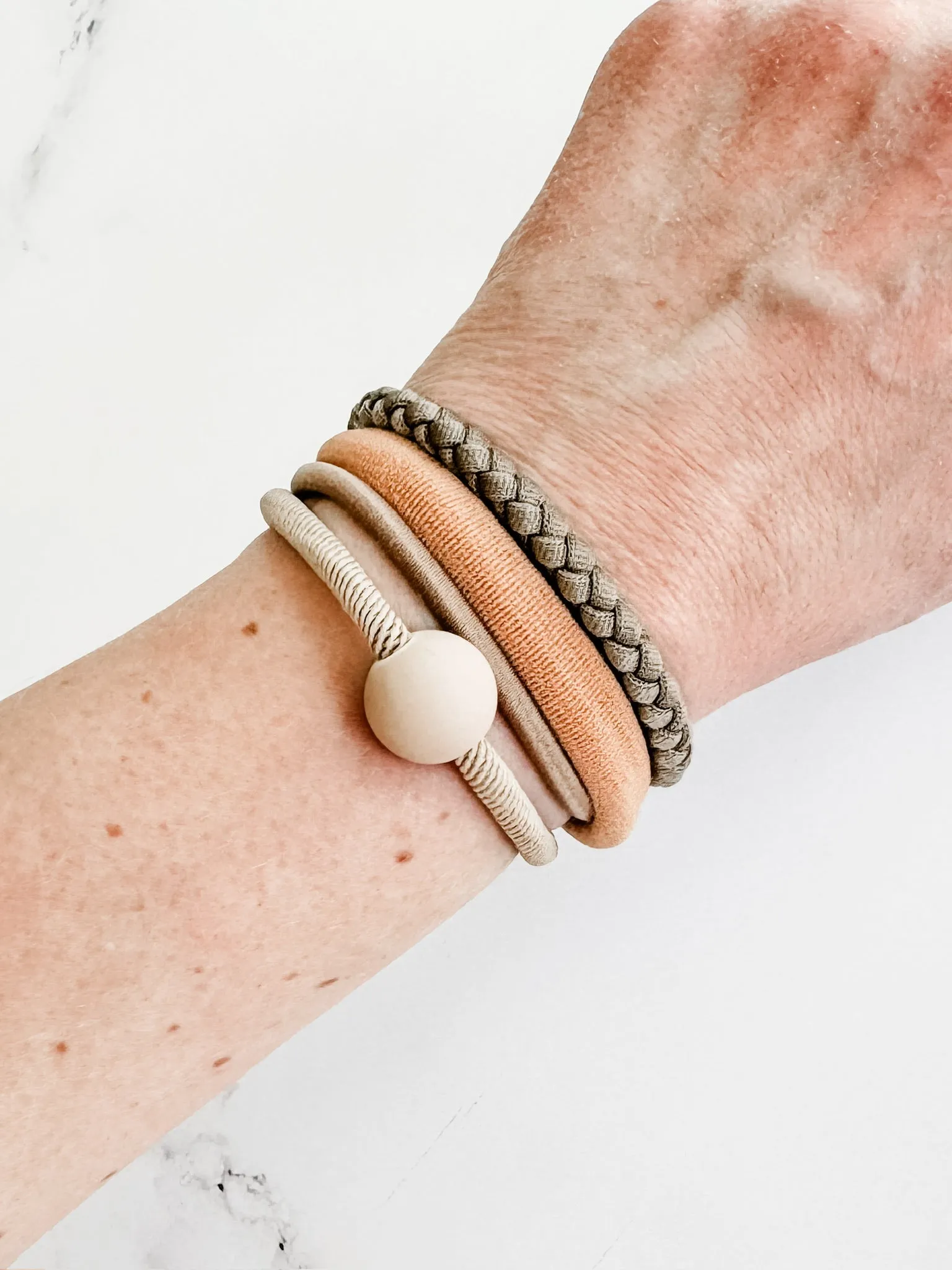 IN STOCK Hair Tie Bracelet Sets - Ball Accent  | Hair Accessories FINAL SALE