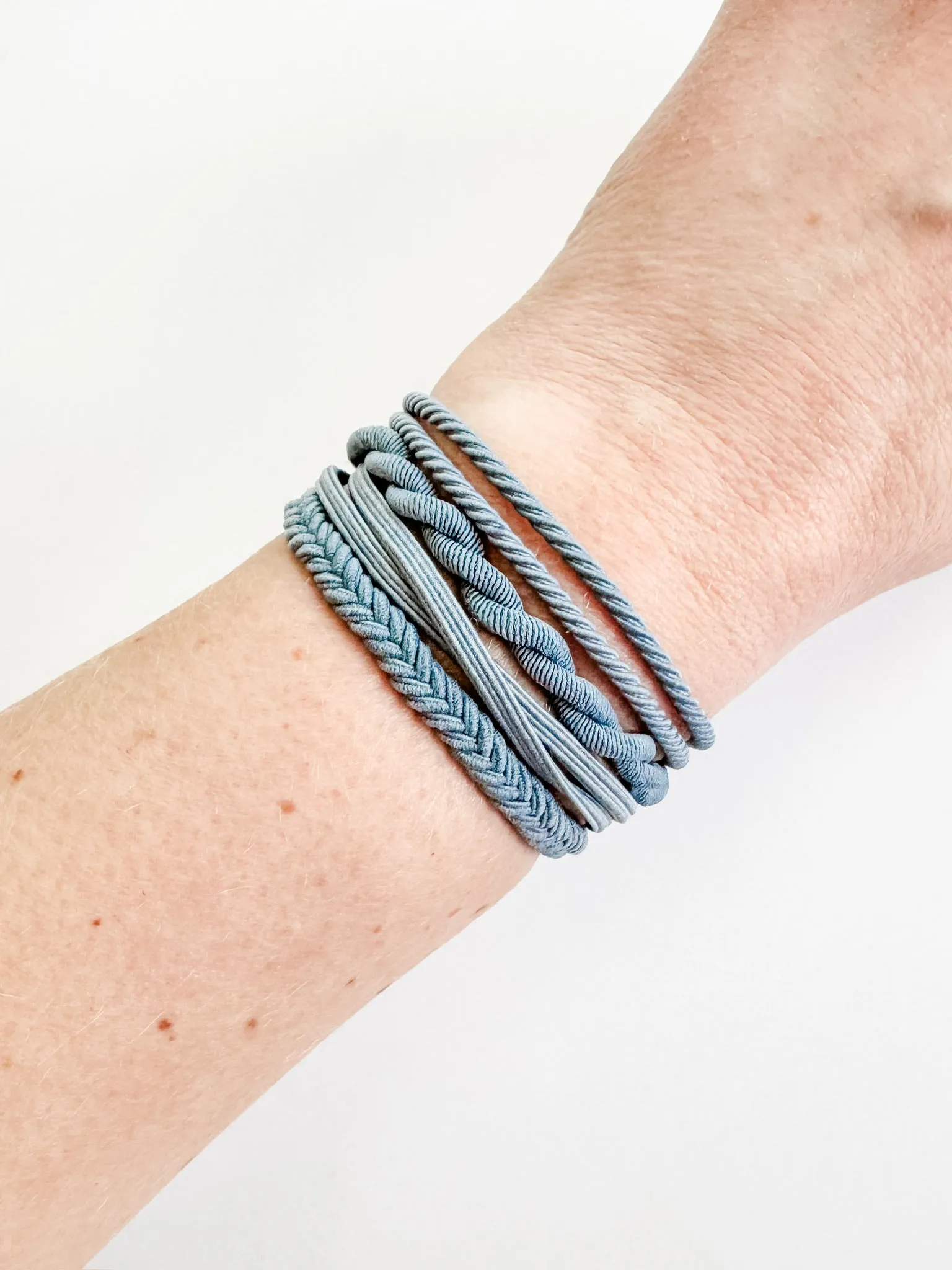 IN STOCK Hair Tie Bracelet Sets - Colored Twists and Braids | Hair Accessories FINAL SALE